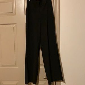BCBGMAXAZRIA Black Side Split Pants. Sz 0